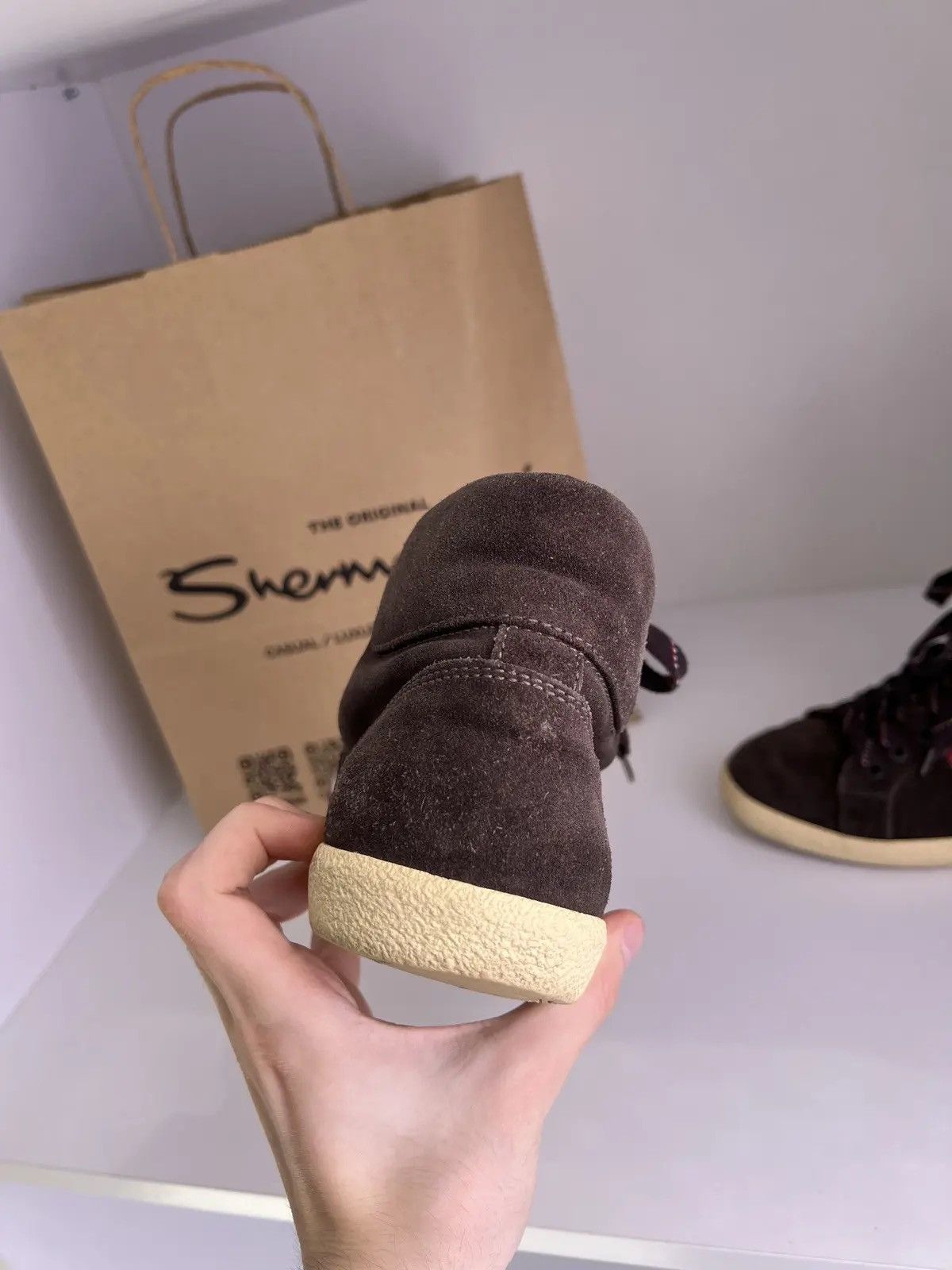 Moncler × Vintage Vintage Moncler sneakers MONTECARLO Cowhide Sherry line Size US 8 / EU 41 - 9 Thumbnail