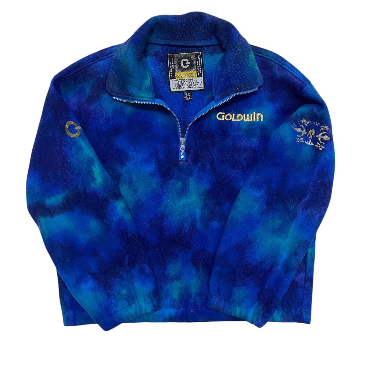 Goldwin × Japanese Brand × Vintage ☀️Nice design Goldwin fleece half zipper jacket Size US M / EU 48-50 / 2 - 7 Thumbnail