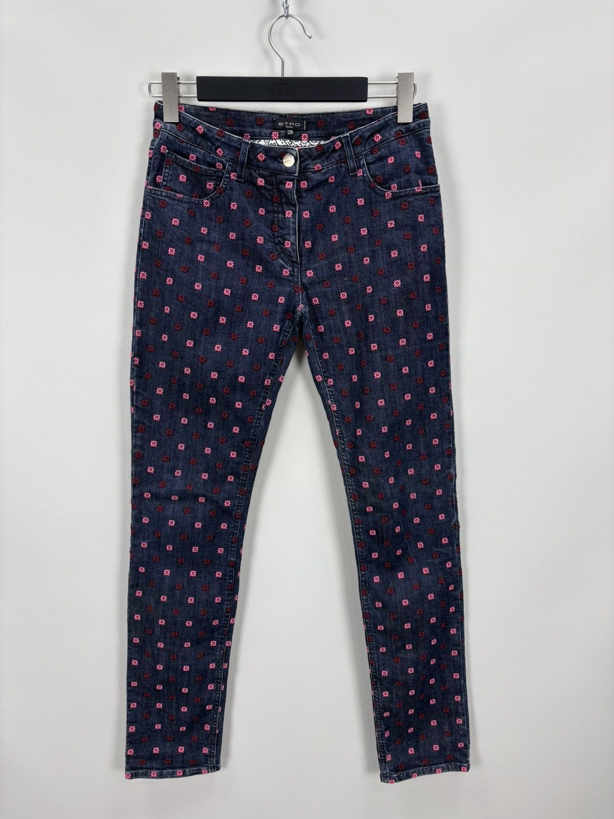 Etro Womens jeans ETRO Milano Size 28 Color Blue Size 24" / US 00 / IT 34 - 2 Thumbnail
