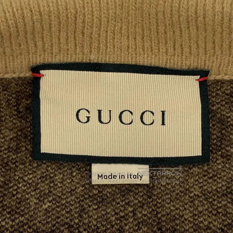 Gucci Gucci Dark brown logo jacquard full print wool lapel singl Size S / US 4 / IT 40 - 5 Thumbnail