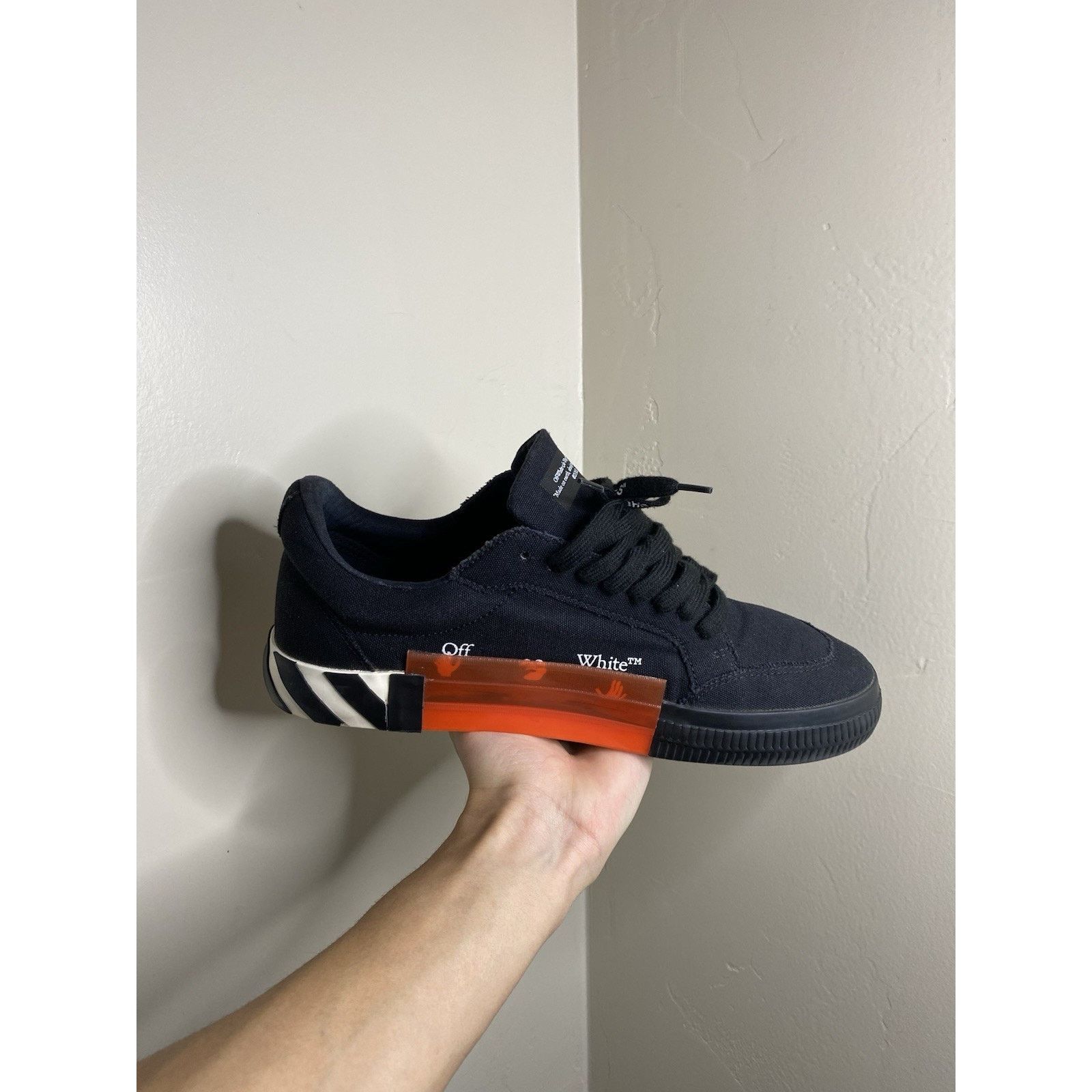 Off-White OFF-WHITE Vulc Low Canvas “black White” Size 12 US ( 45 EU ) Size US 12 / EU 45 - 16 Thumbnail