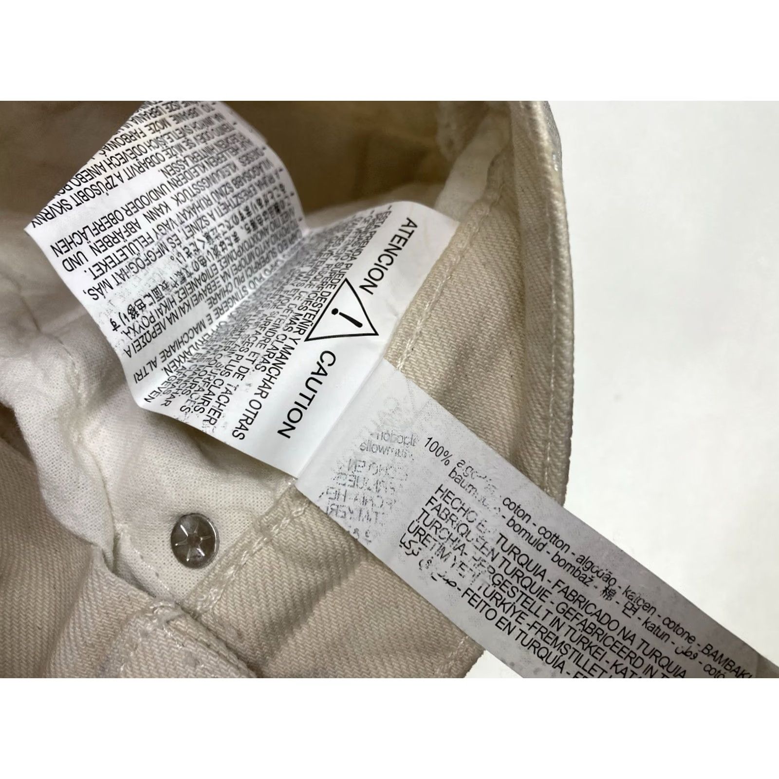 Zara Zara Jeans Women Size 2 Boyfriend Denim Silver 5-Pocket Inseam 32" Cotton Rise Mid Regular Clothes Pants Shirtable? Size 26" / US 2 / IT 38 - 7 Thumbnail