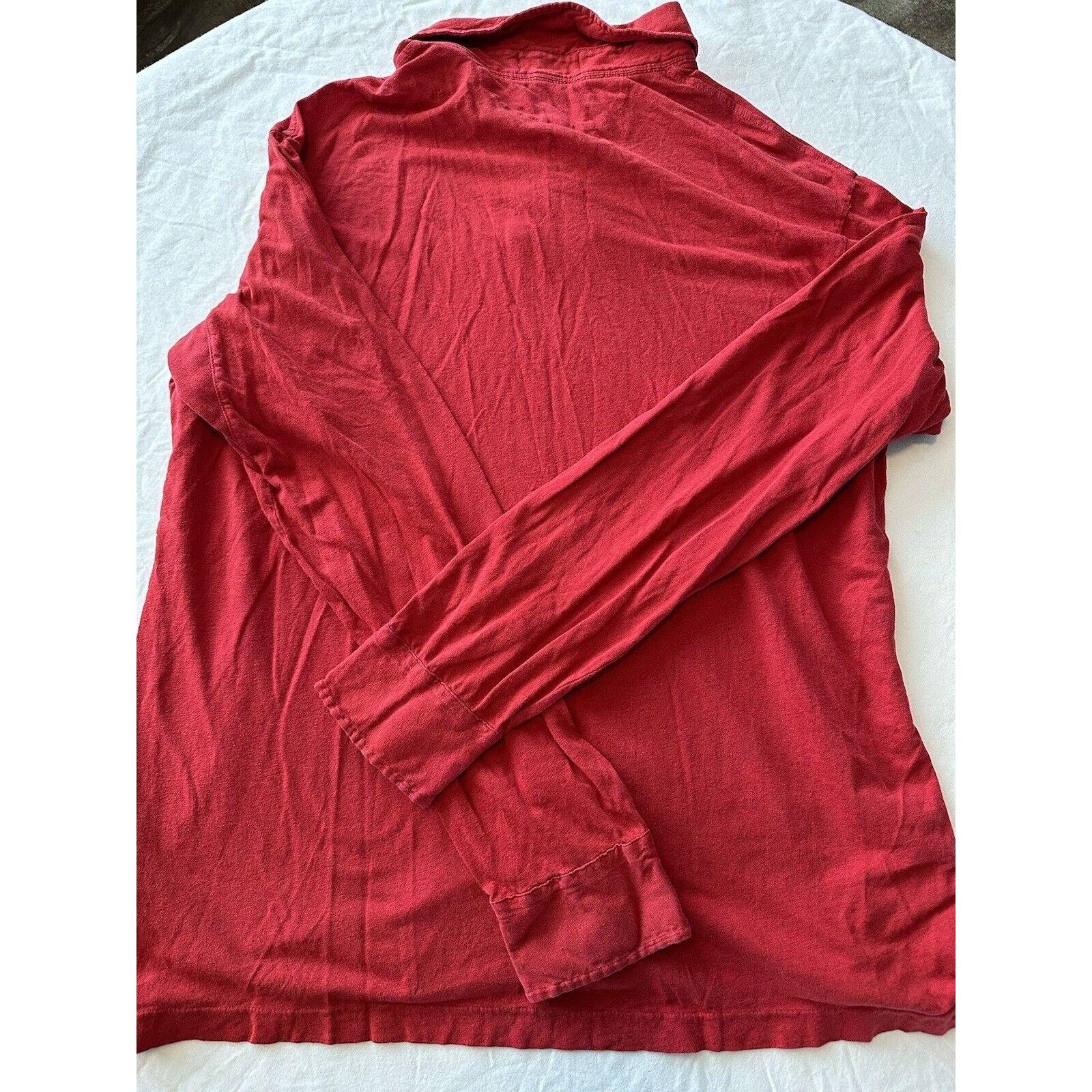 Polo Ralph Lauren Vintage POLO RALPH LAUREN Red Large Shirt Collard Pullover Size US L / EU 52-54 / 3 - 12 Thumbnail