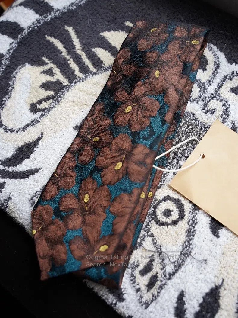 Dries Van Noten Dries Van Noten Floral Tie Size ONE SIZE - 1 Thumbnail