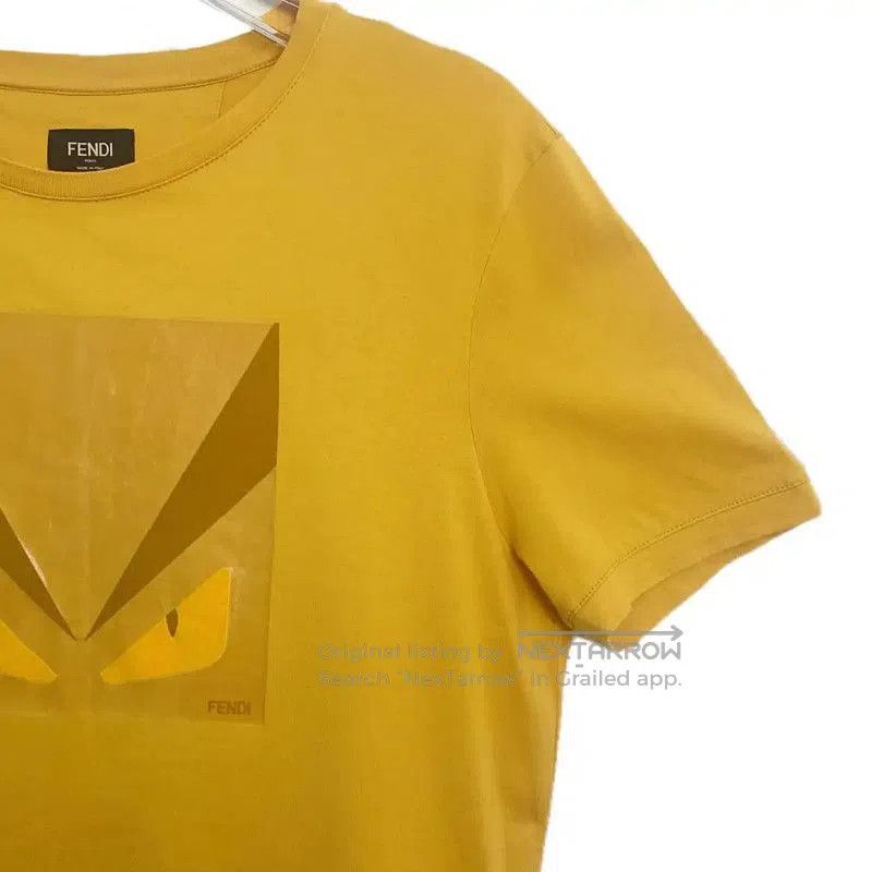 Fendi Fendi Yellow Graphic Women's T-Shirt . Size S / US 4 / IT 40 - 3 Thumbnail