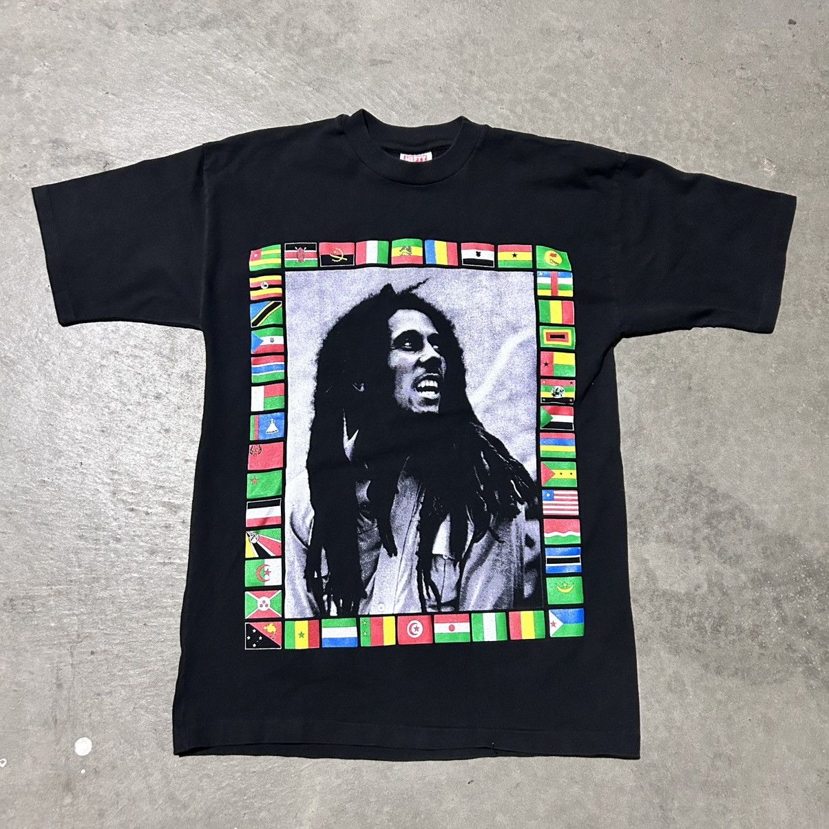 Bob Marley 1994s Vintage Bob Marley African United Reggae Tee 