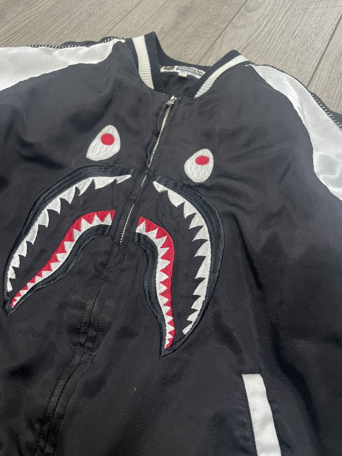 Bape BAPE Shark Face souvenir Bomber L Size US L / EU 52-54 / 3 - 3 Thumbnail