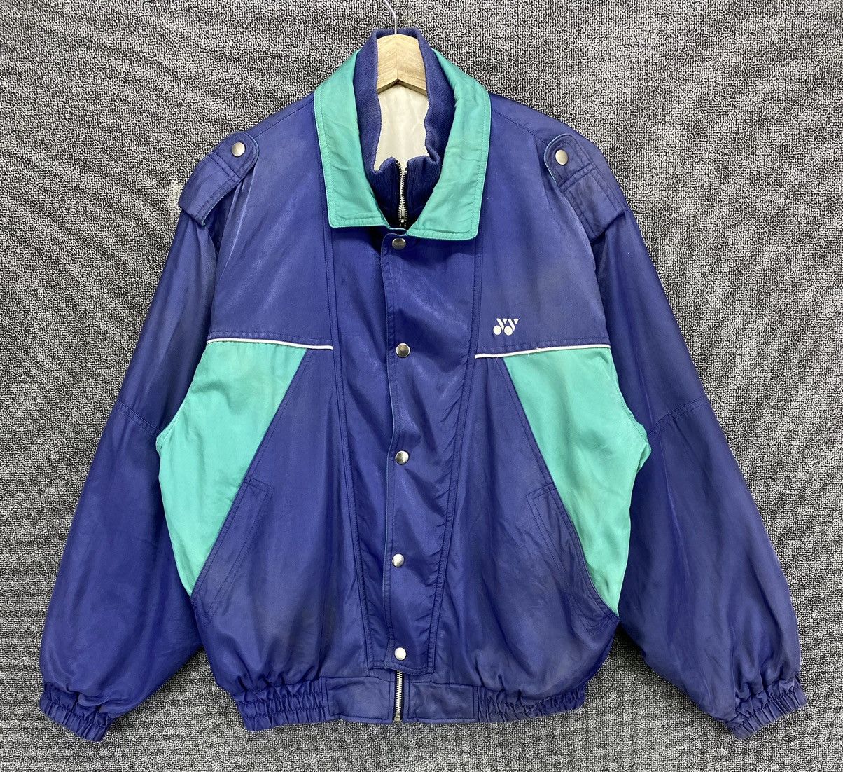 Vintage Vintage Yonex Zip Up Rare Sweater Jacket Size US L / EU 52-54 / 3 - 1 Thumbnail
