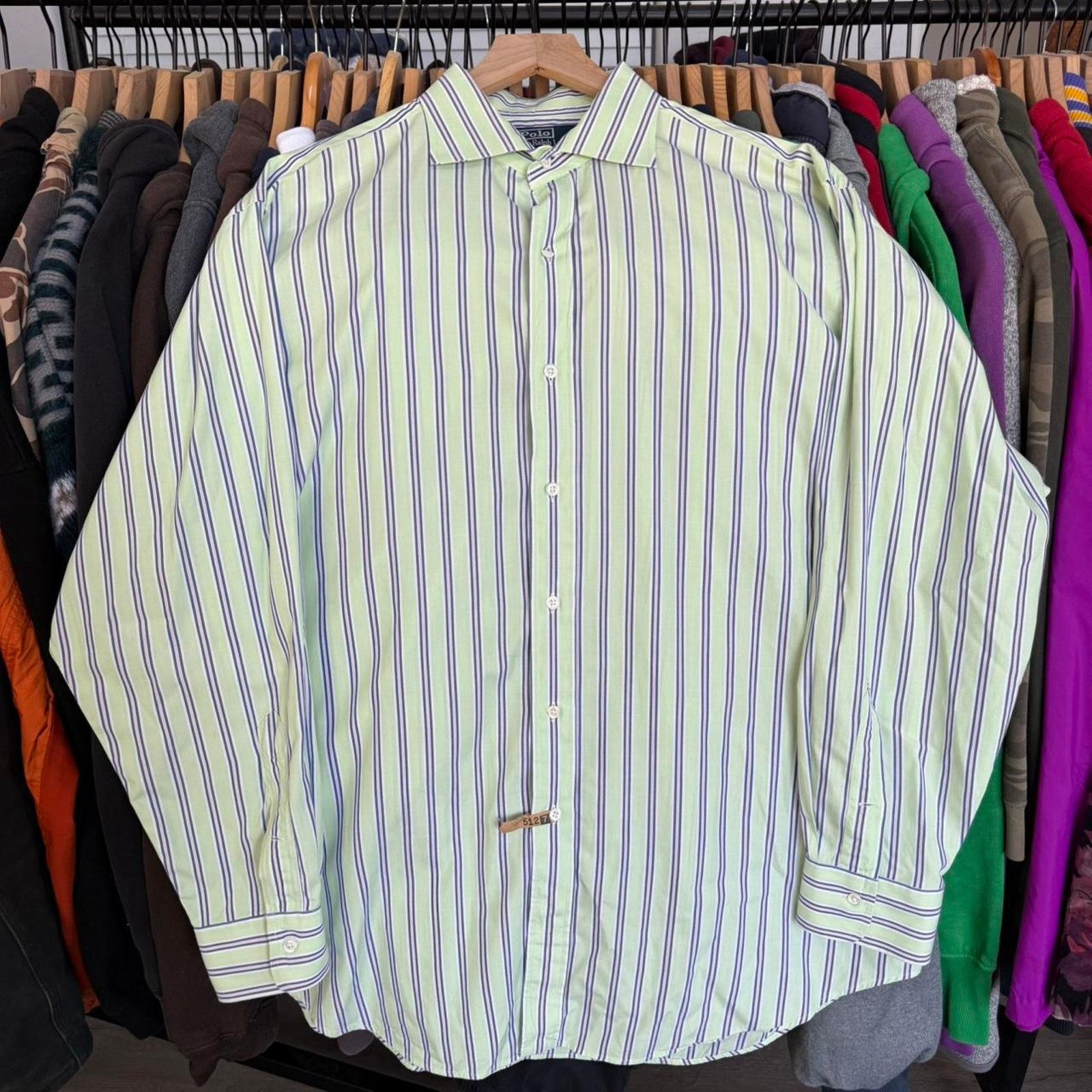 Polo Ralph Lauren Vintage 90s Polo Ralph Lauren Striped Button Up Shirt Size US XXL / EU 58 / 5 - 1 Thumbnail