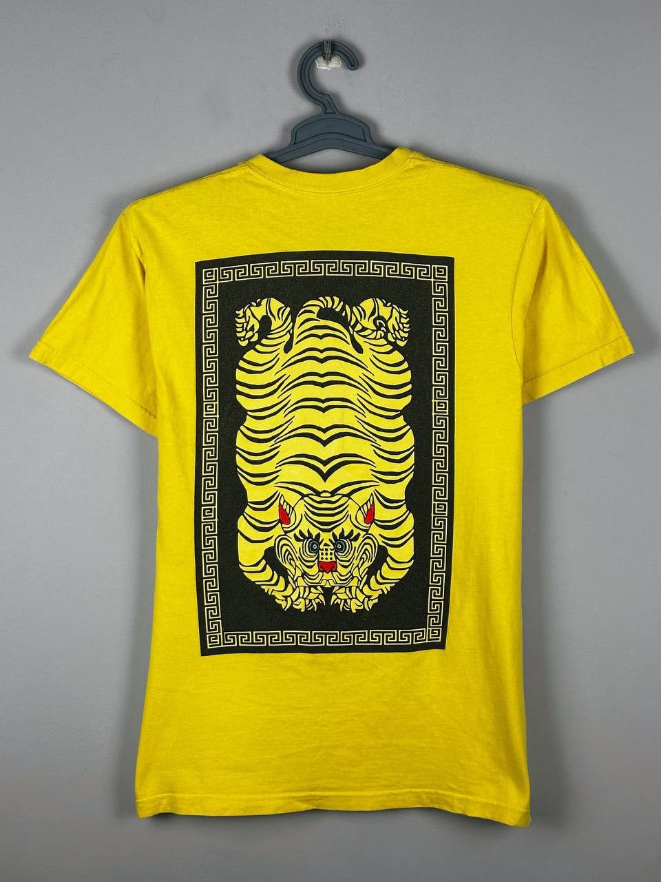 A.LAB A.Lab Streetwear Yellow Tiger Print T Shirt Size US M / EU 48-50 / 2 - 1 Thumbnail