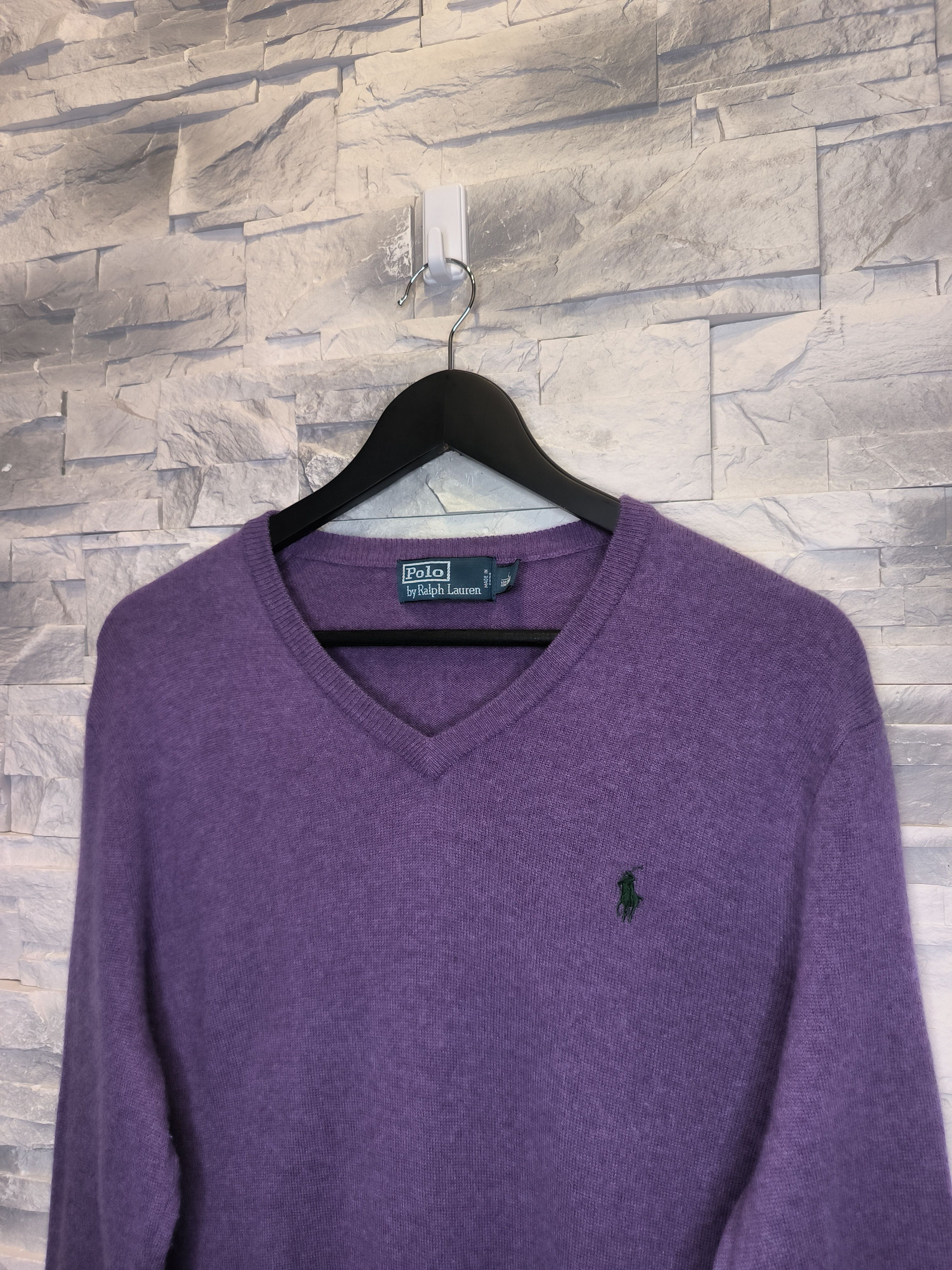 Polo Ralph Lauren Ralph Lauren Wool Knitwear Sweater Violet Vintage Size US L / EU 52-54 / 3 - 2 Thumbnail