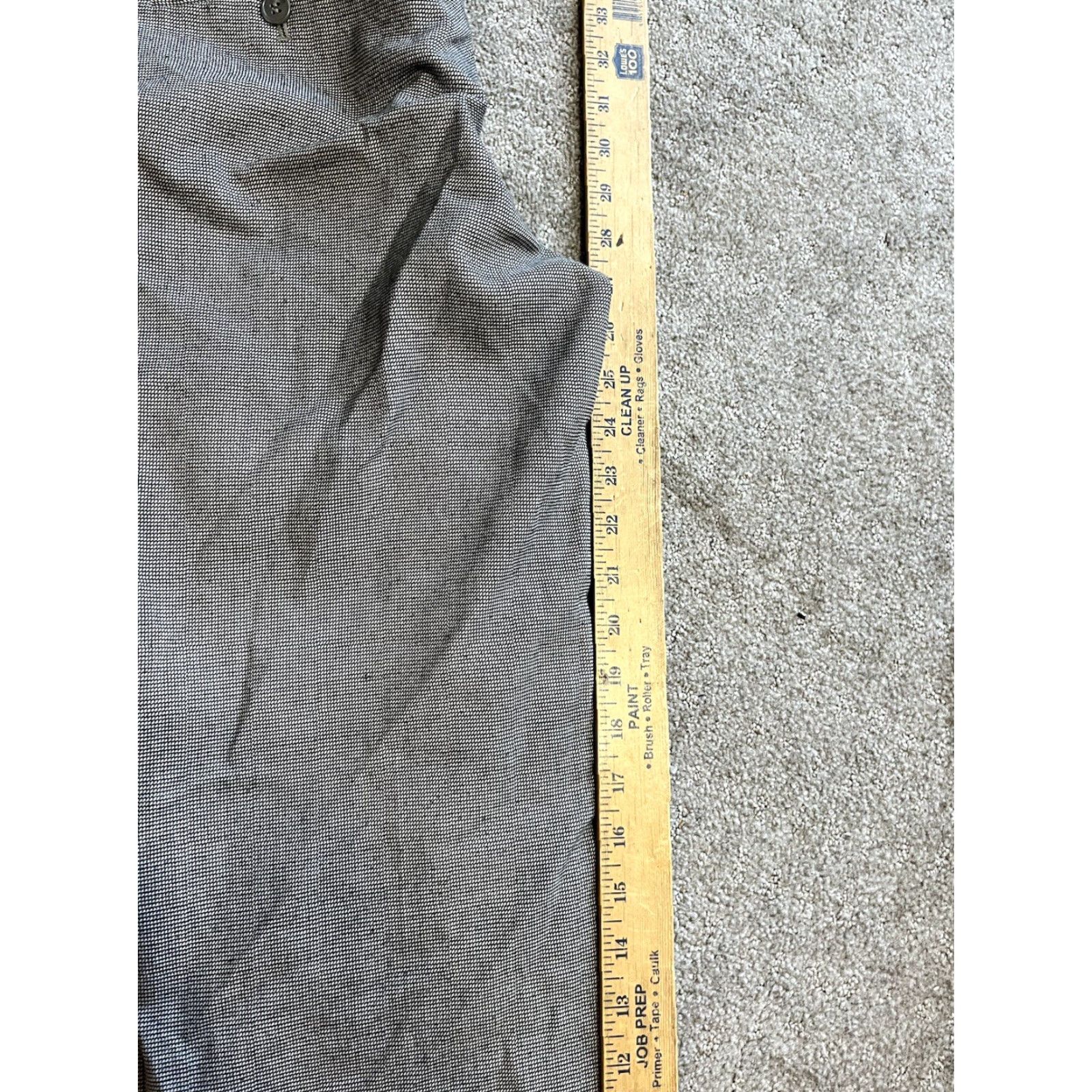 Ann Taylor ANN TAYLOR LOFT Women’s Petite Gray Dress Pants Size 6P Wide Straight Leg Size 28" / US 6 / IT 42 - 6 Thumbnail