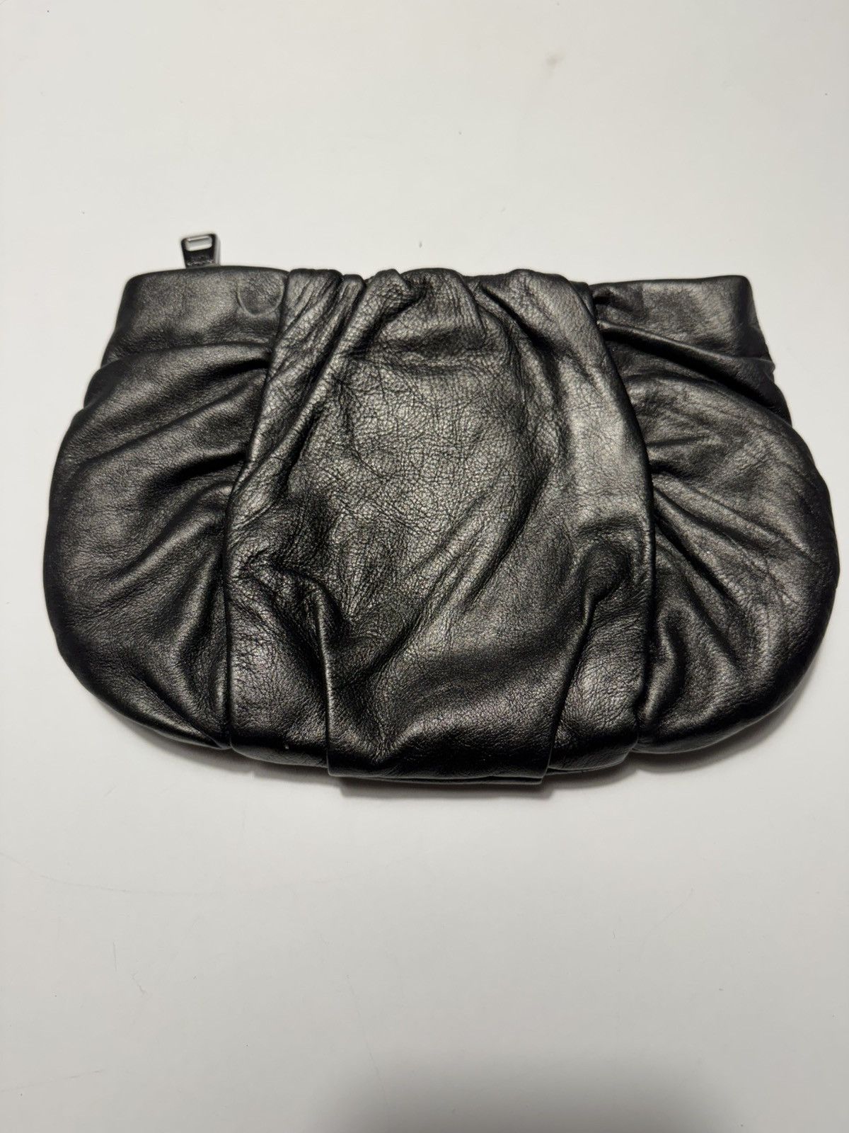 Prada Prada Nappa Gaufre Zip Clutch Black Made in Italy Size ONE SIZE - 2 Thumbnail