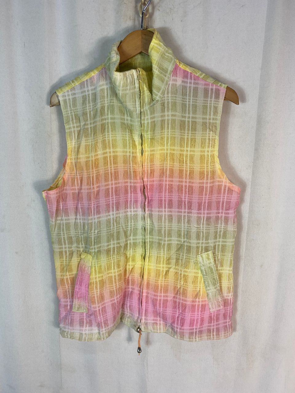 Japanese Brand Japanese brand multicolor zipper vest Size M / US 6-8 / IT 42-44 - 1 Thumbnail