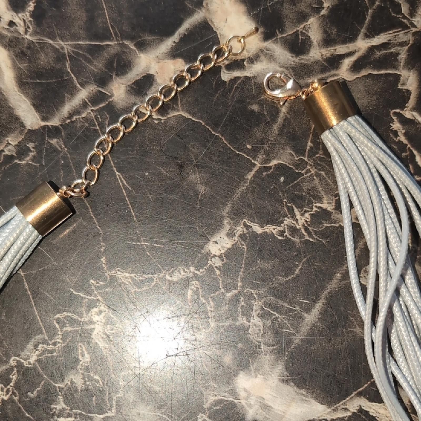 Other Chic Multi-Strand Necklace with Pink and Gold Accents Size ONE SIZE - 3 Thumbnail