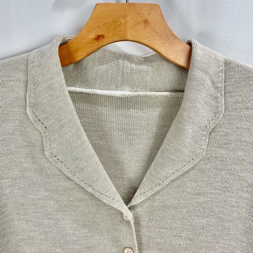 Other Vintage Tan Button Front Maxi Sweater Dress Size L Size L / US 10 / IT 46 - 5 Thumbnail