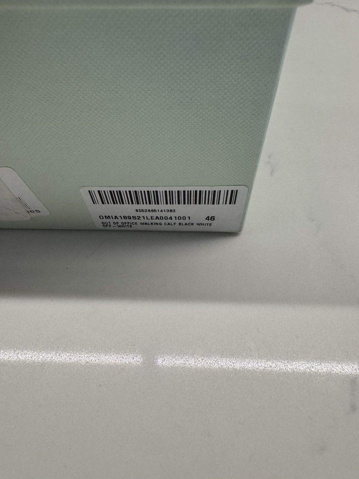 Off-White Off-White “Out of Office For Walking Black Leather Sneakers Size US 13 / EU 46 - 10 Thumbnail