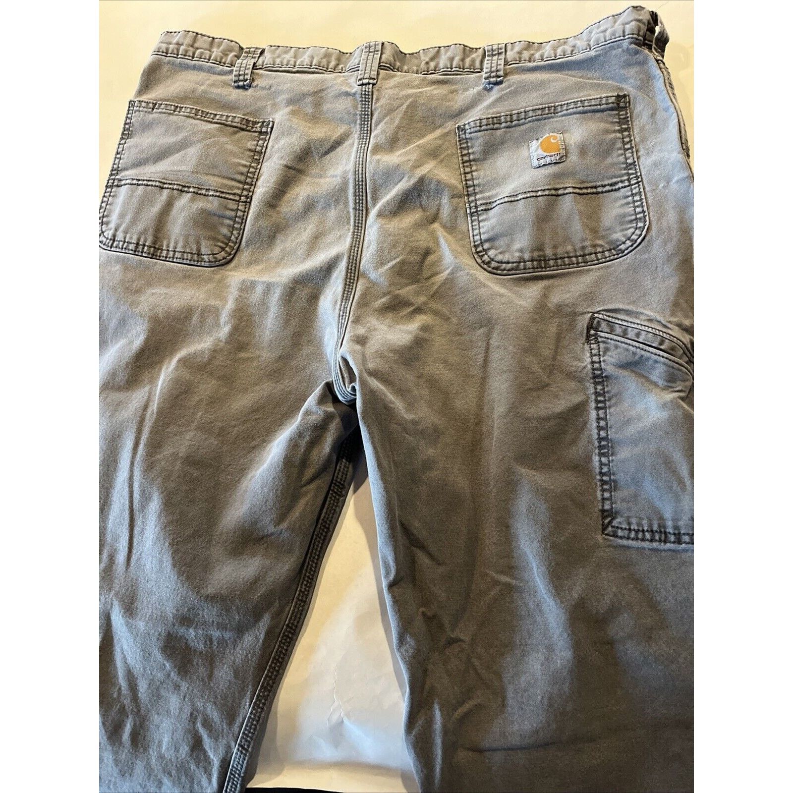 Carhartt Carhartt Men’s 42x33 Canvas Carpenter Workwear Gray Outdoor Size US 42 / EU 58 - 12 Thumbnail