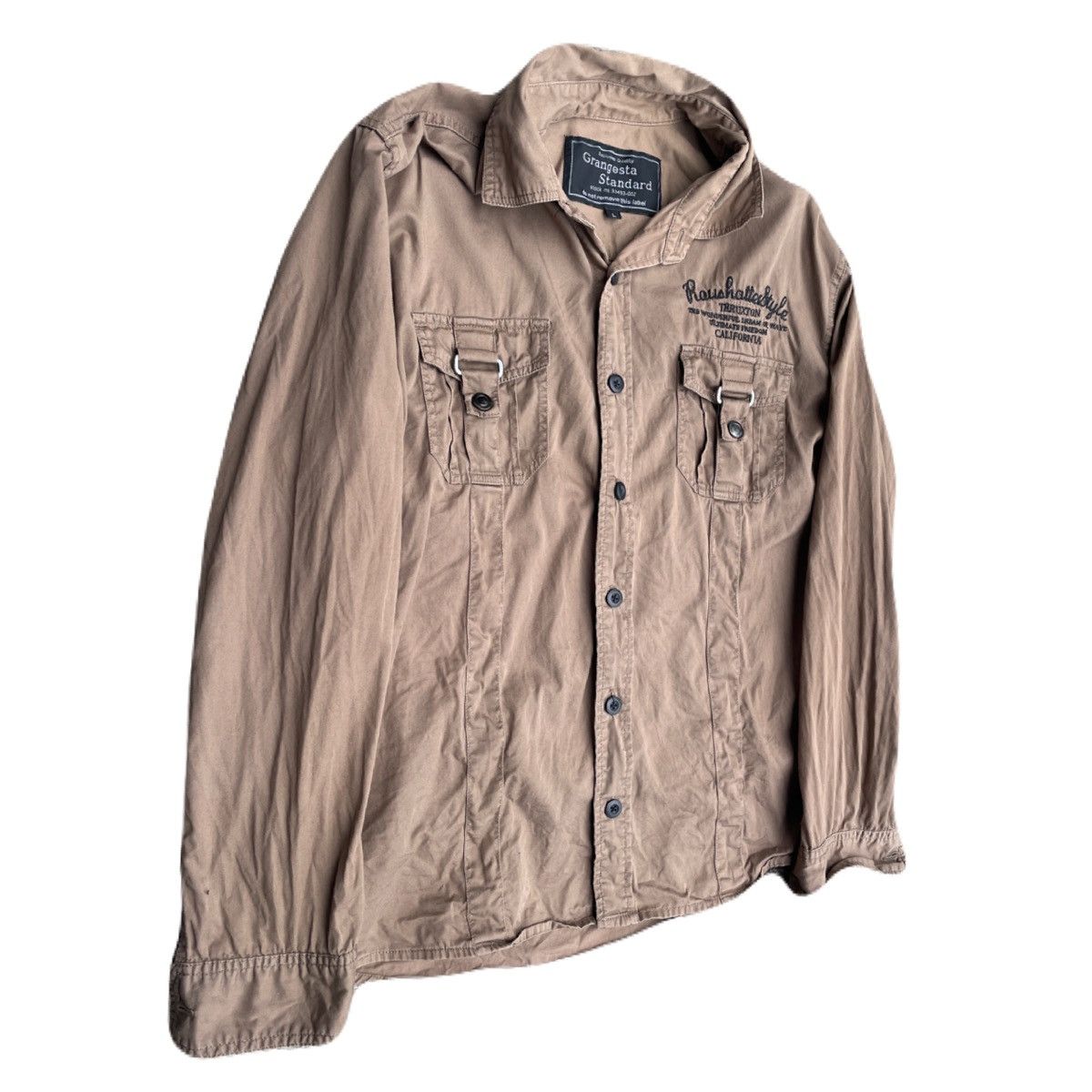 If Six Was Nine 2000s Japanese archive Vkei Belted Embroidery Shirts Y2K Size US S / EU 44-46 / 1 - 3 Thumbnail