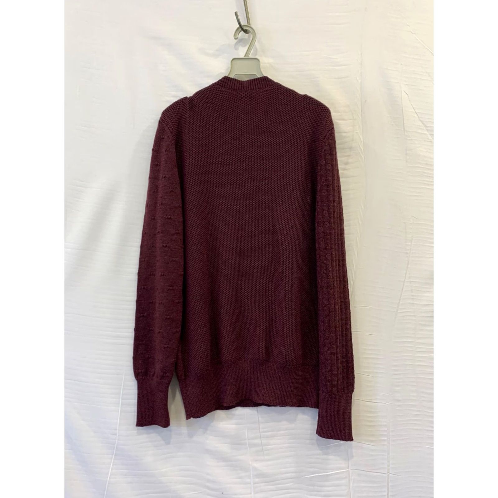 Vivienne Westwood Vivienne Westwood MAN Sweater XL Burgundy Wool Knit Orb Logo Crewneck Pullover Men Made in Romania Size US XL / EU 56 / 4 - 2 Thumbnail