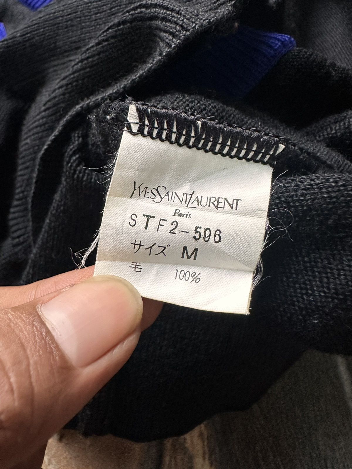 Vintage × Yves Saint Laurent Vintage Yves Saint Laurent Cardigan KnitWear Size M / US 6-8 / IT 42-44 - 5 Thumbnail