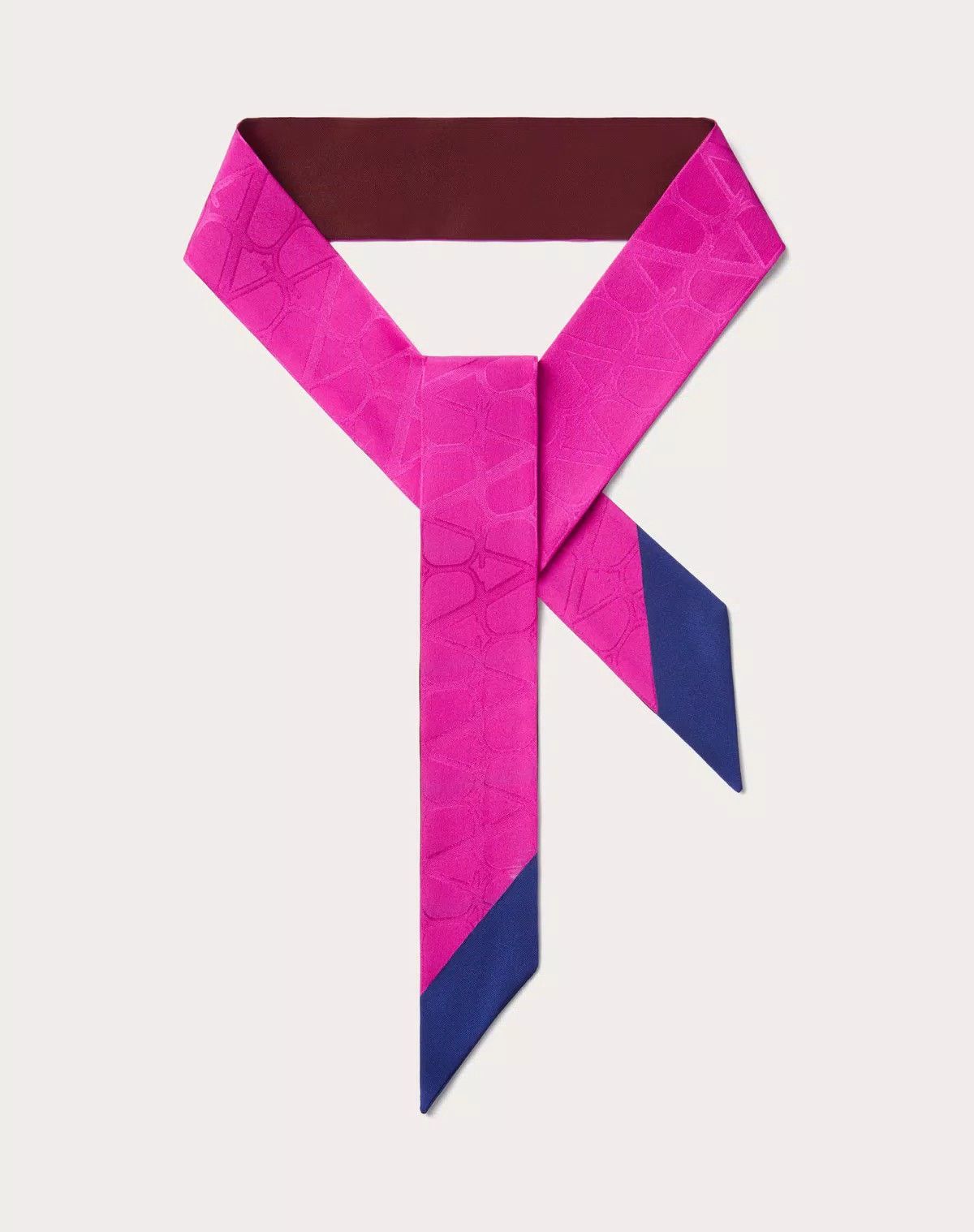 Valentino oc11z0725 Size:OS/Iconographe Bandeau Scarf in Pink/Brown Size ONE SIZE - 2 Thumbnail