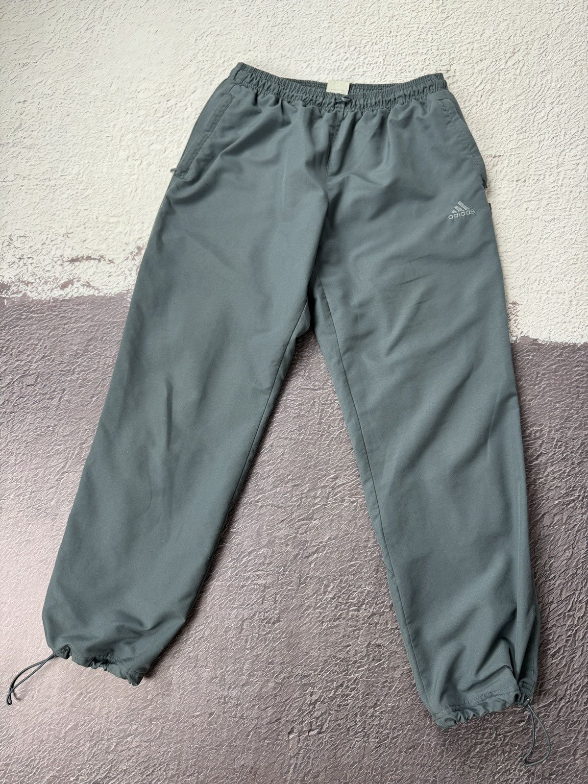 Adidas Adidas vintage y2k drill tightening track pants drill hype Size US 34 / EU 50 - 1 Thumbnail