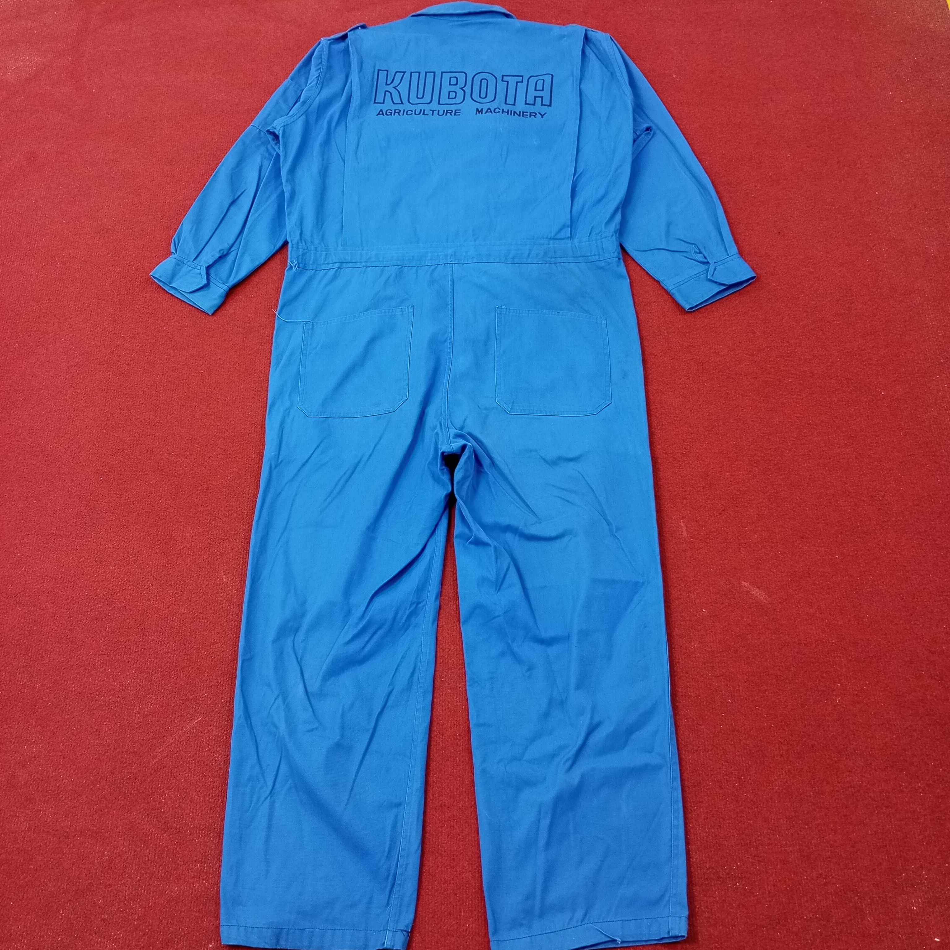 Japanese Brand Kubota Agriculture Machiney Workwear Coverall Jacket c238n16 Size US L / EU 52-54 / 3 - 1 Thumbnail