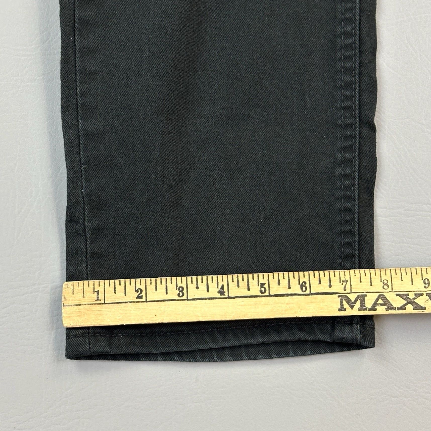 Levi's Levis 541 Jeans Mens Black Denim Athletic Taper Stretch Casual Zip 33x30 34x30 Size US 33 - 4 Thumbnail