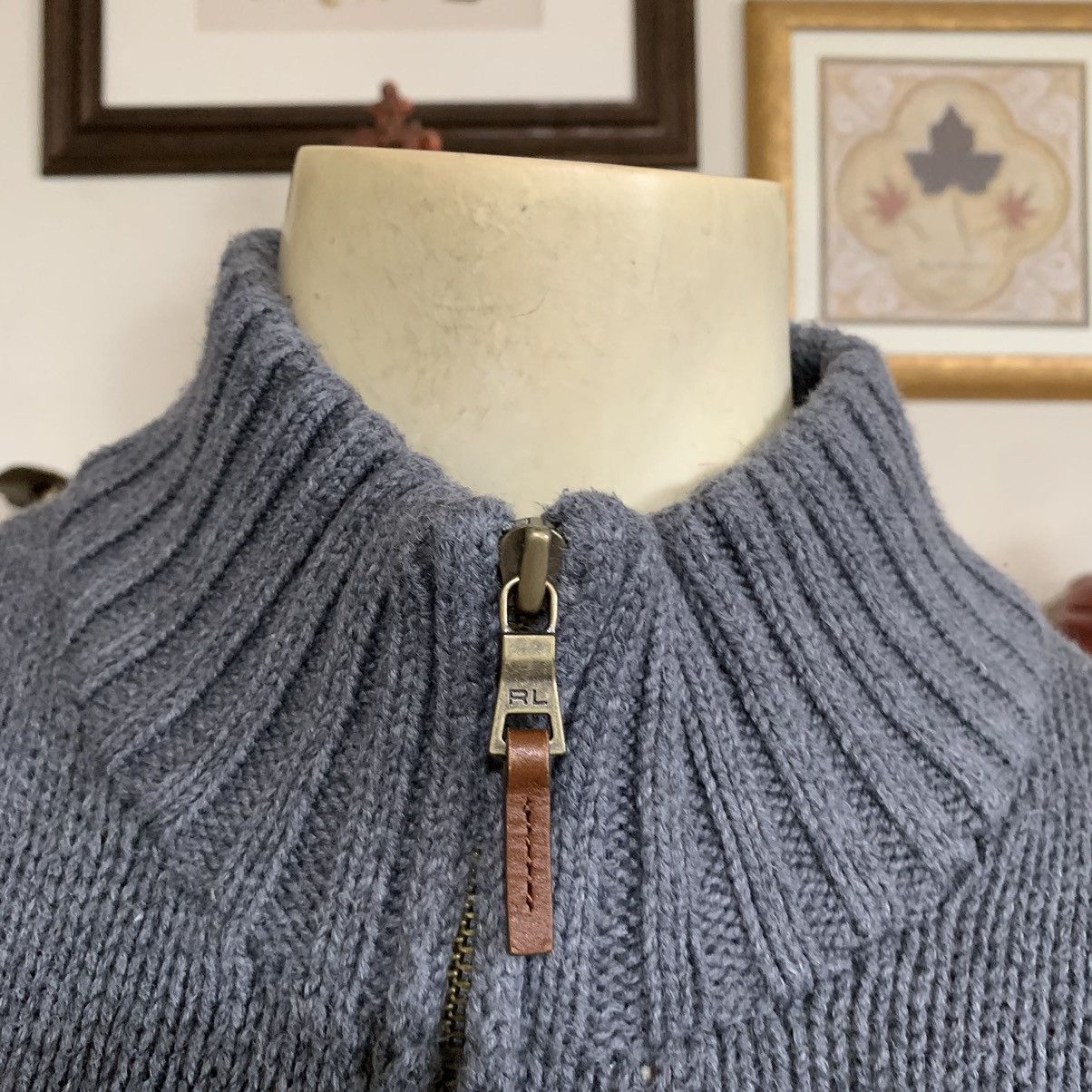 Polo Ralph Lauren Half Zip Mock neck 100% cotton sweater Size US XXL / EU 58 / 5 - 4 Thumbnail