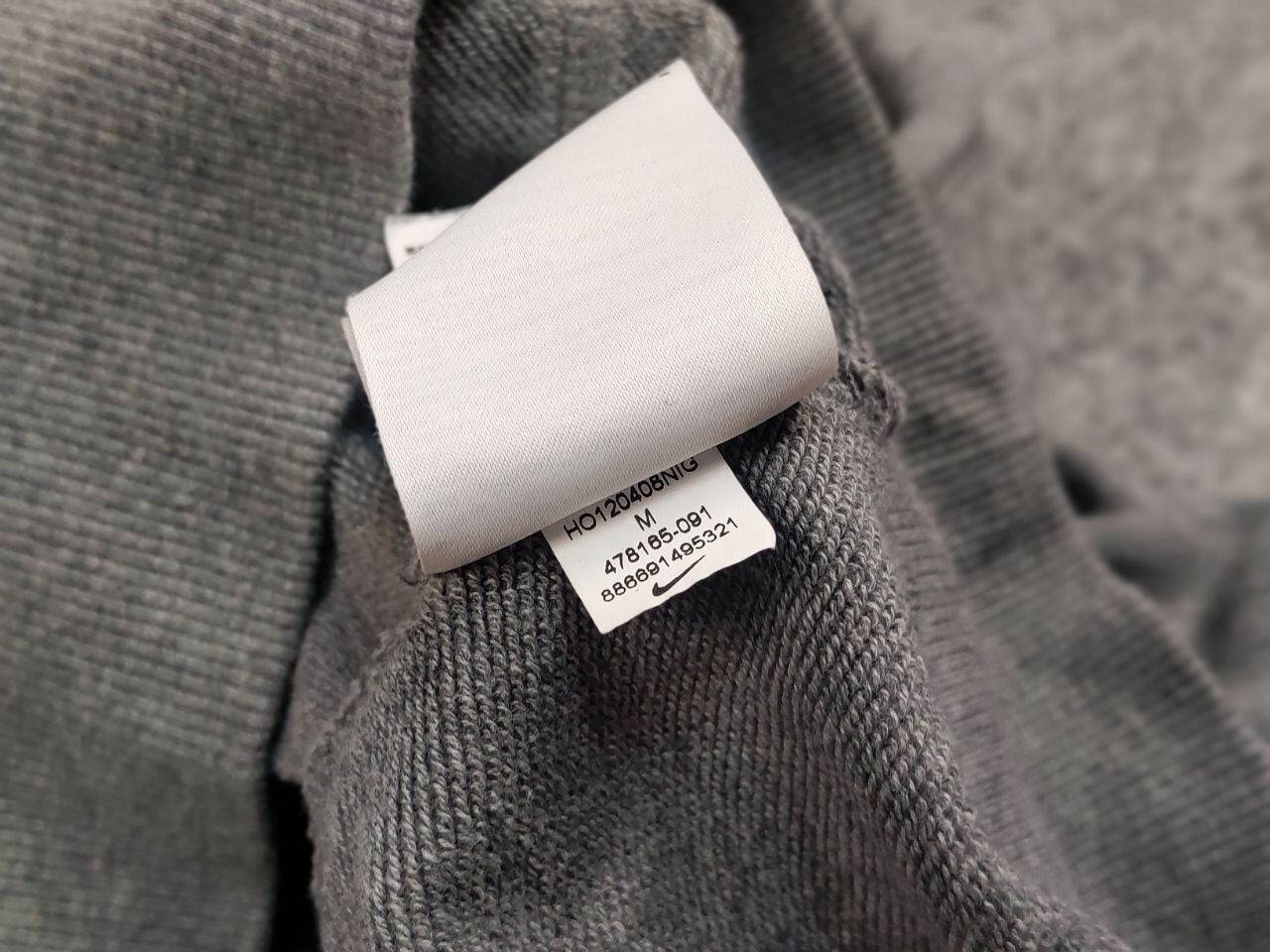 Nike Vintage Nike x Manchester United Logo Gray Hoodie Size US M / EU 48-50 / 2 - 18 Thumbnail