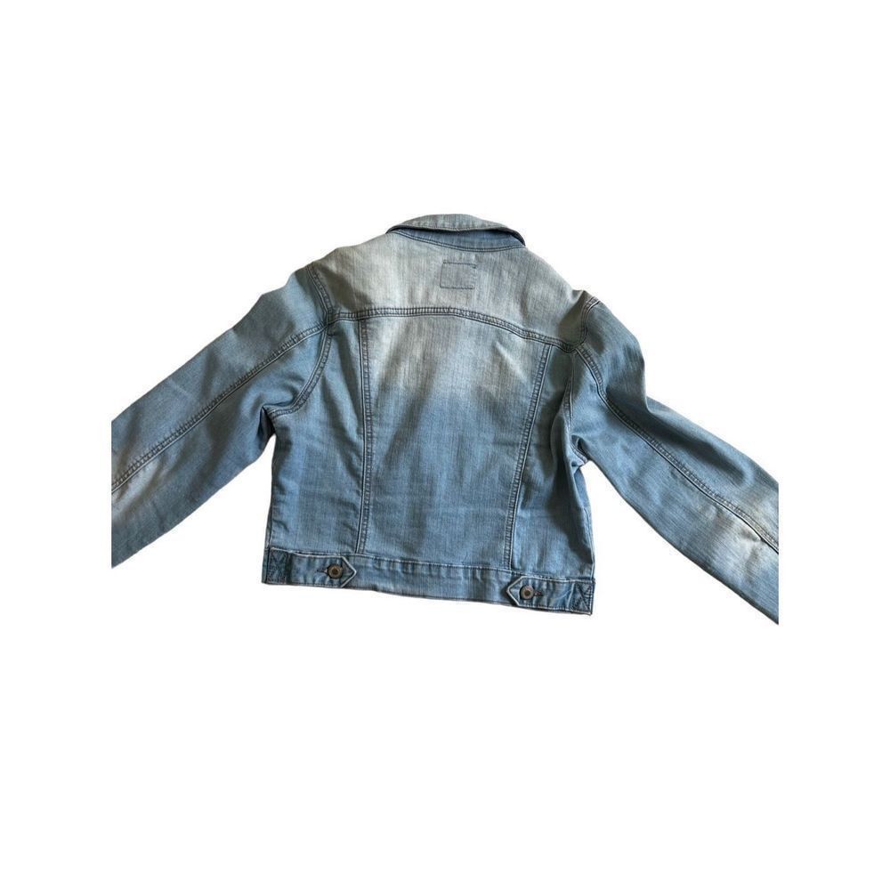 Vintage Vintage 90s Papaya Womens Cropped Button Denim Jacket Size M Size M / US 6-8 / IT 42-44 - 2 Thumbnail