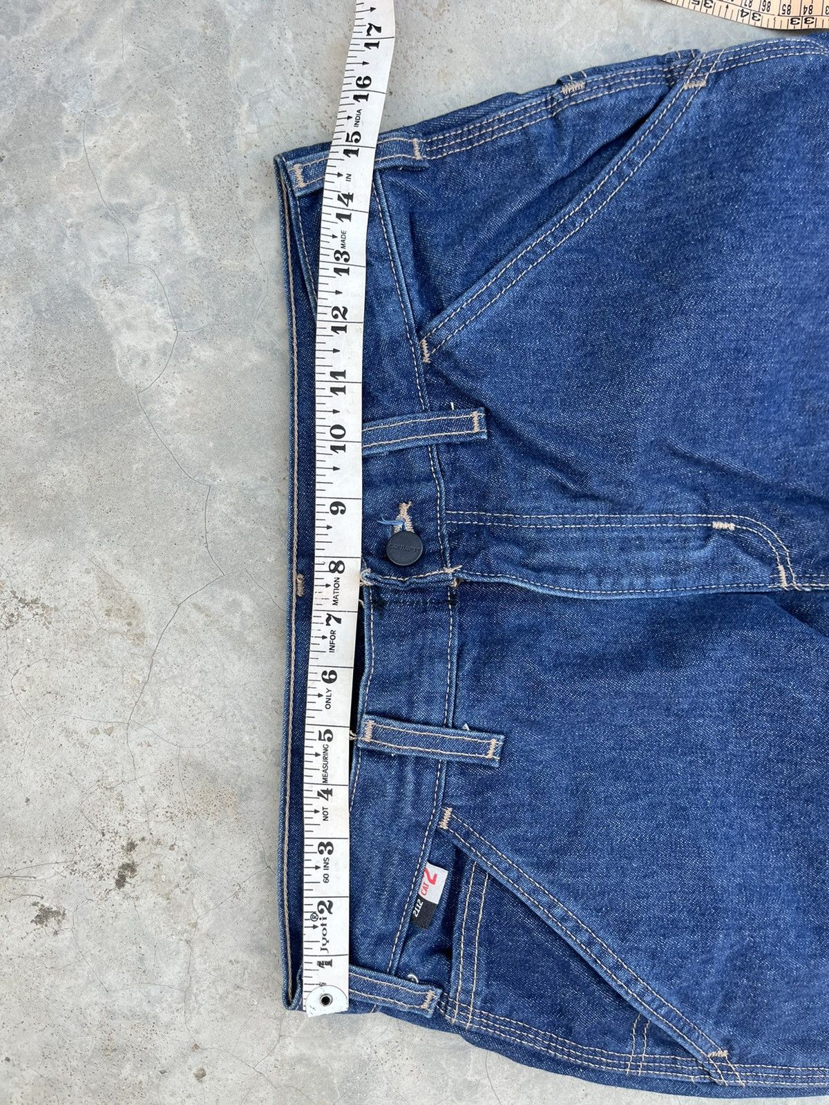 Carhartt FLAME RESISTANT CARHARTT DENIM 🔥 Size US 32 / EU 48 - 10 Thumbnail