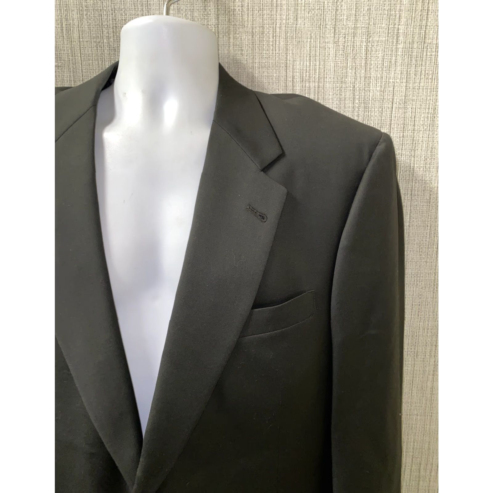 Vintage Hart Schnafer Marx Mens Gray 2 Button Sports Coat Size 48 Size US M / EU 48-50 / 2 - 2 Thumbnail