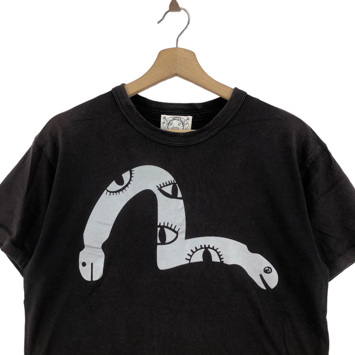 Evisu × Vintage Vintage EVISU T-Shirt Snake Design Logo Yamane Size US M / EU 48-50 / 2 - 2 Thumbnail
