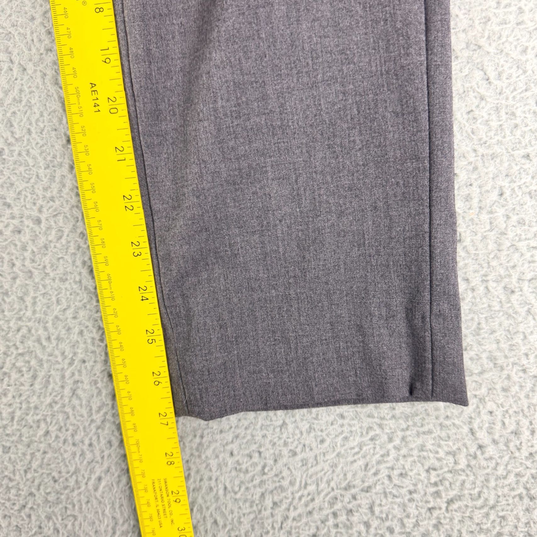 Vintage Ministry of Supply Dress Pants Womens Size 6 Gray Straight Leg Lightweight Work Shirt Size 28" / US 6 / IT 42 - 7 Thumbnail