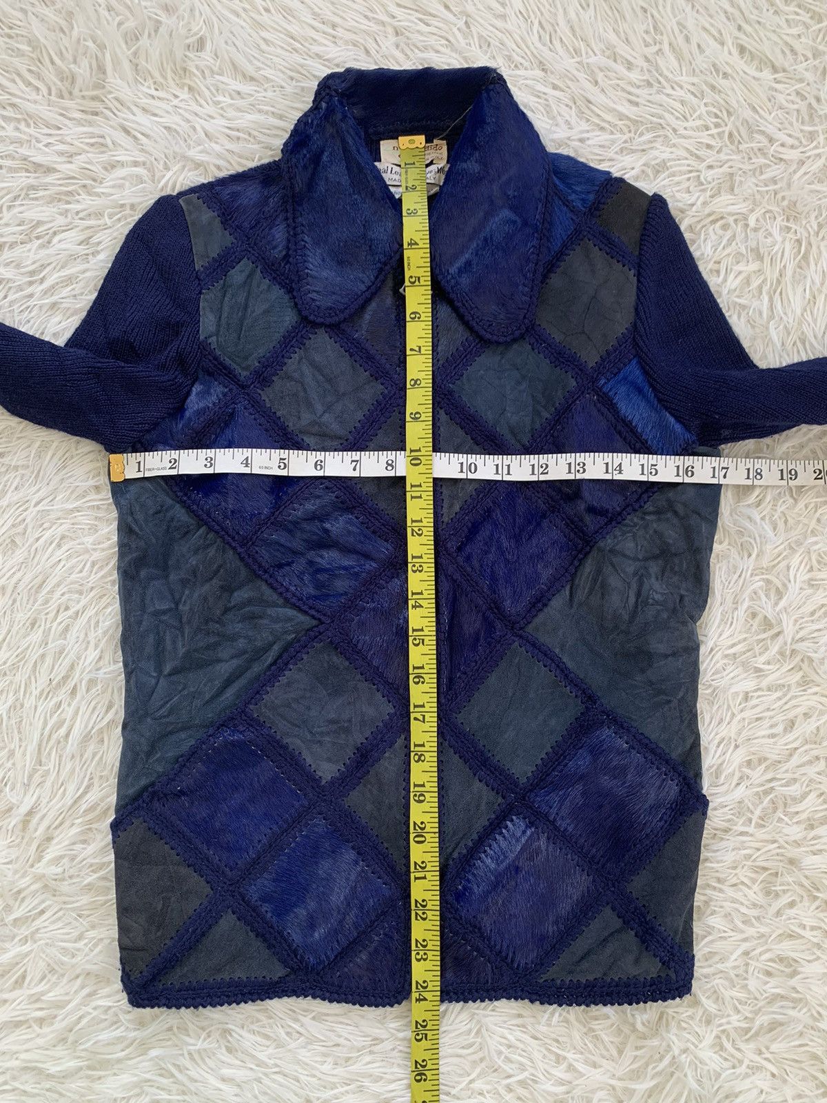 Japanese Brand N C Candido Firenze Real Leather & Wool Jacket Size US S / EU 44-46 / 1 - 9 Thumbnail