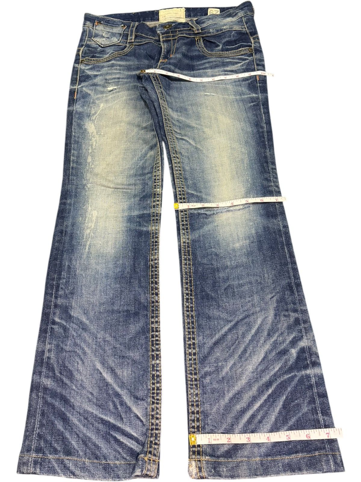 Edwin Vintage Lolita Rusty Mud Wash Distressed Jeans Size 31" - 8 Thumbnail
