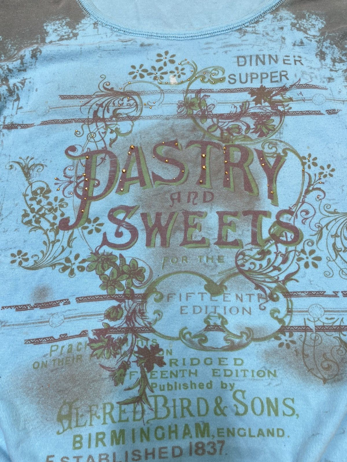If Six Was Nine × Japanese Brand × Le Grande Bleu (L.G.B.) LGB Pastry And Sweets Longsleeve — Sugary Bliss Size US M / EU 48-50 / 2 - 7 Thumbnail