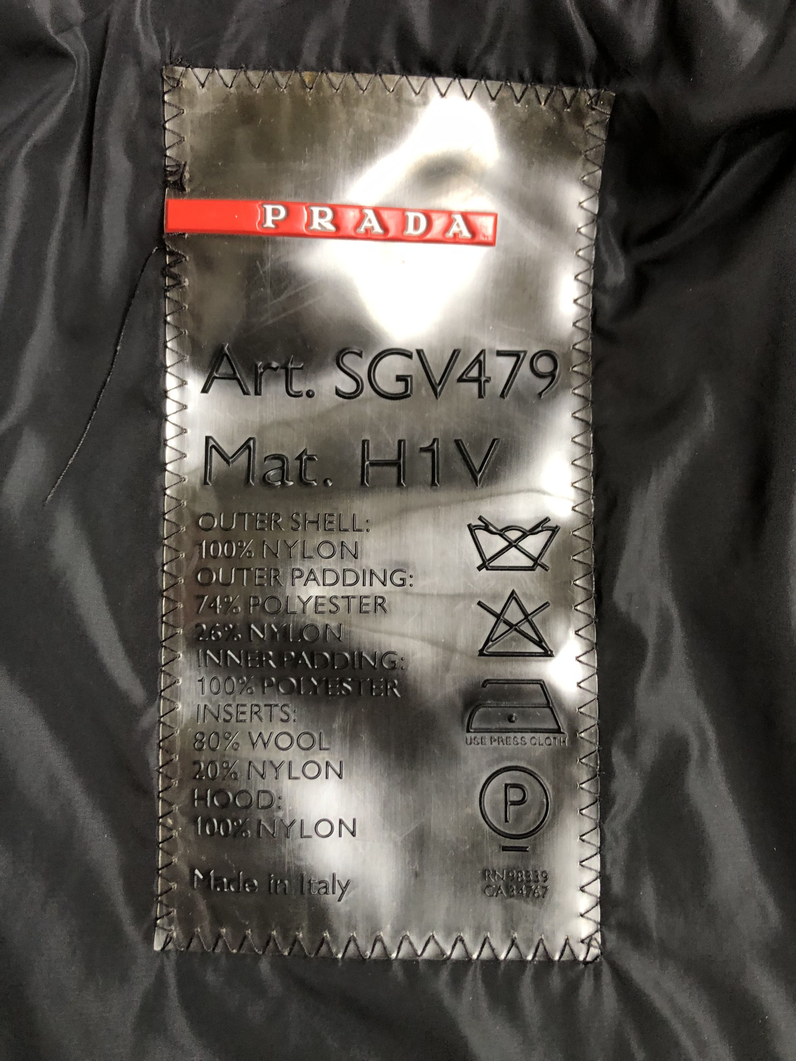 Prada Prada Sport Insulated Hooded Jacket Size US L / EU 52-54 / 3 - 19 Thumbnail