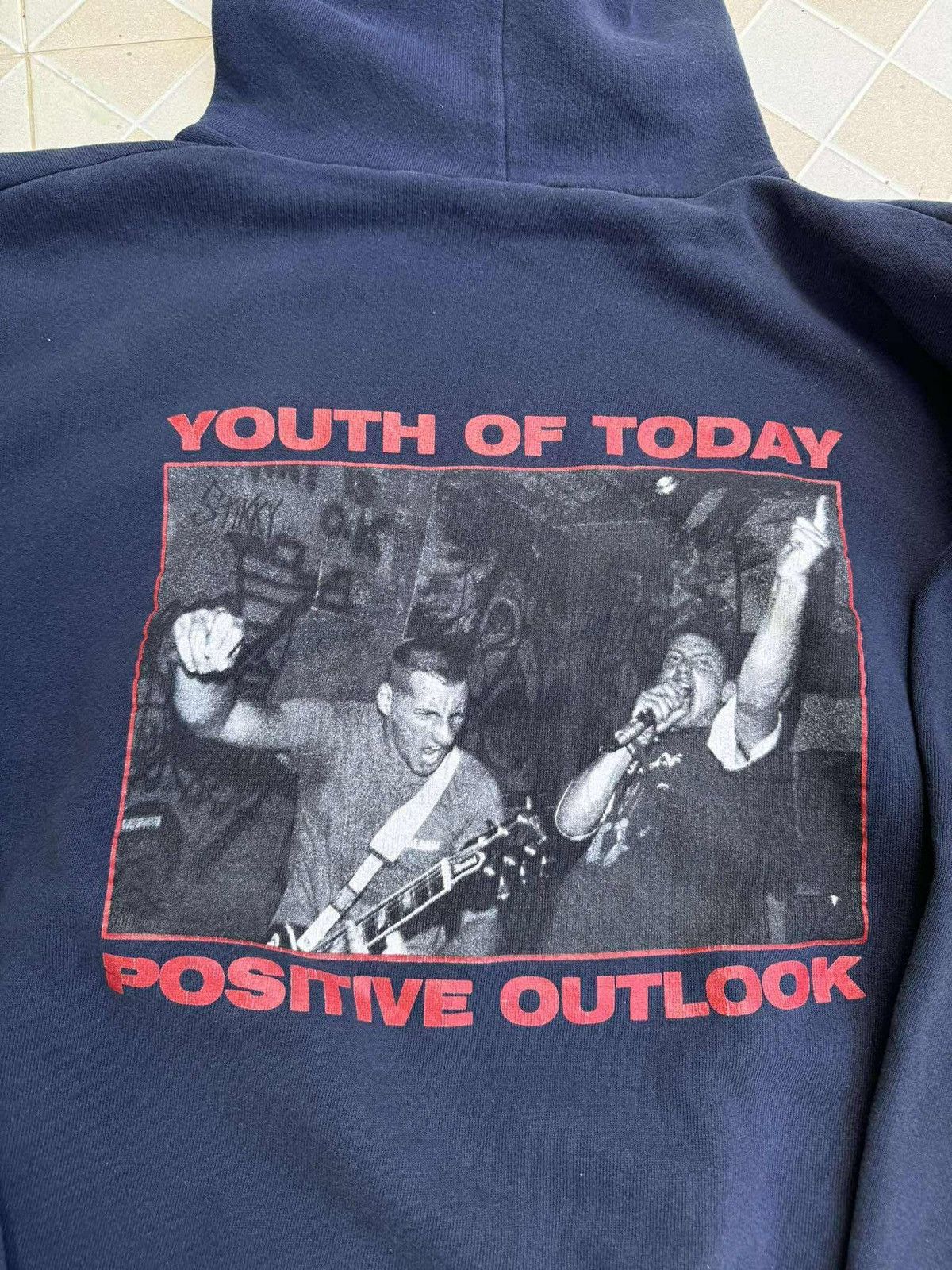 Band Tees 90’s Youth Of Today Positive Outlook Hoodied Size US XL / EU 56 / 4 - 4 Thumbnail