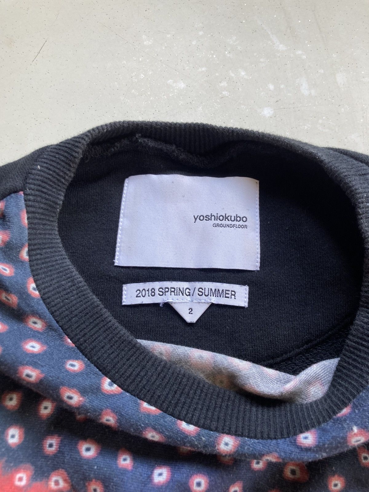 Yoshio Kubo SS18 Yoshiokubo Groundfloor Multi Pattern Sweatshirts Size US L / EU 52-54 / 3 - 10 Thumbnail