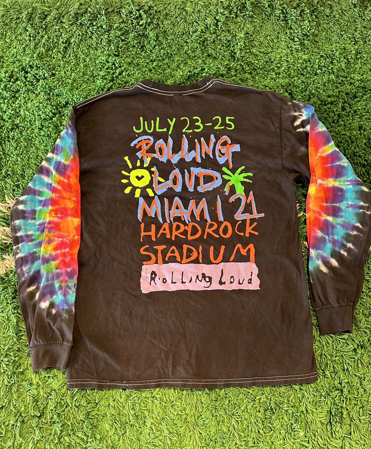 Kanye West × Rolling Loud × Travis Scott Rolling Loud Miami 21’ Long Sleeve Tee Size US L / EU 52-54 / 3 - 9 Thumbnail