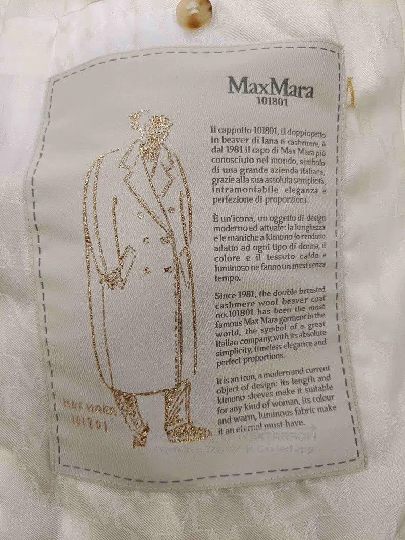 Max Mara Max Mara Classic Loosely Fitted Double-Breasted Wool Coat Size S / US 4 / IT 40 - 4 Thumbnail
