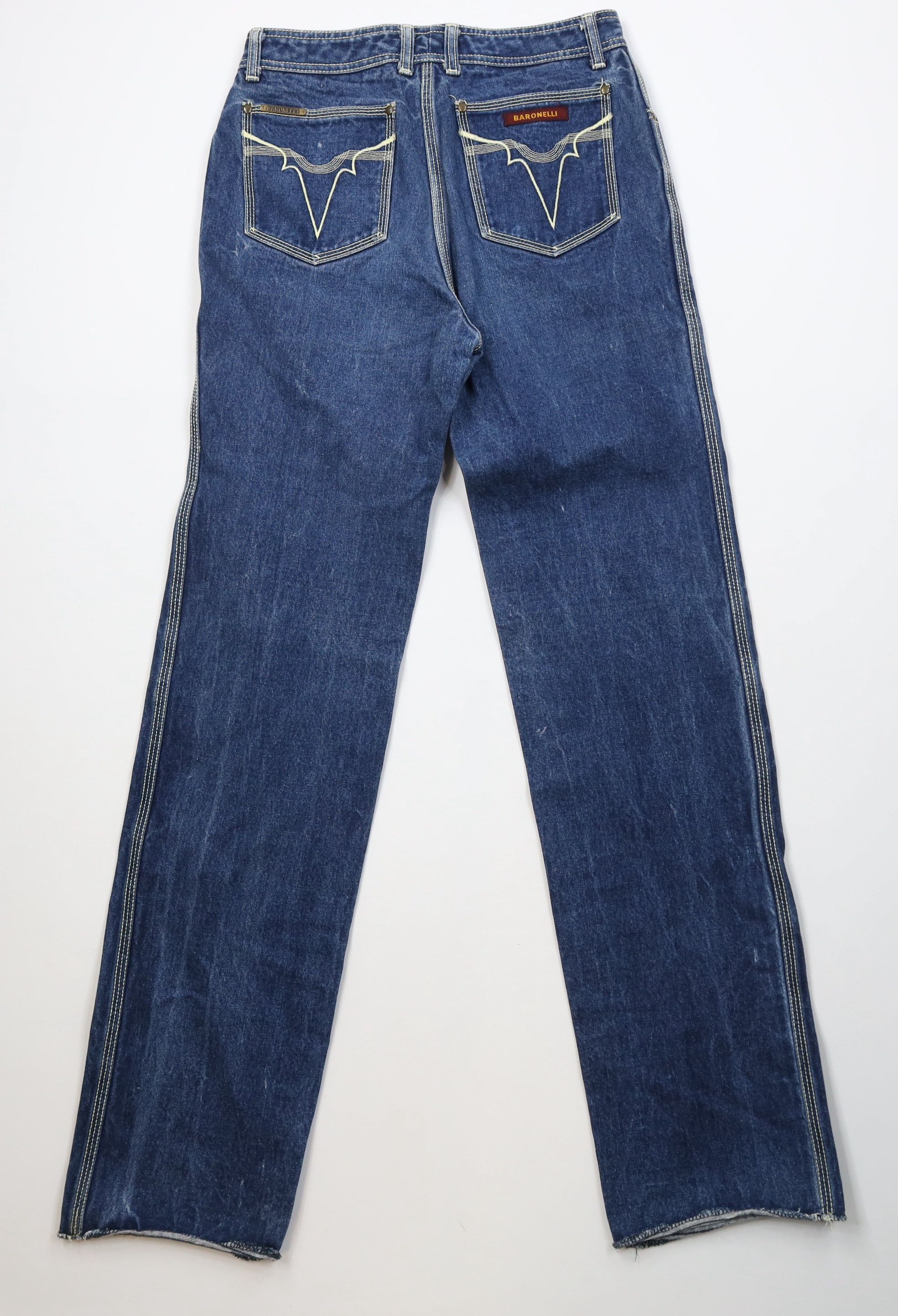 Vintage Vintage 70s 80s Streetwear Straight Leg Denim Jeans Cotton Size 28" / US 6 / IT 42 - 9 Thumbnail