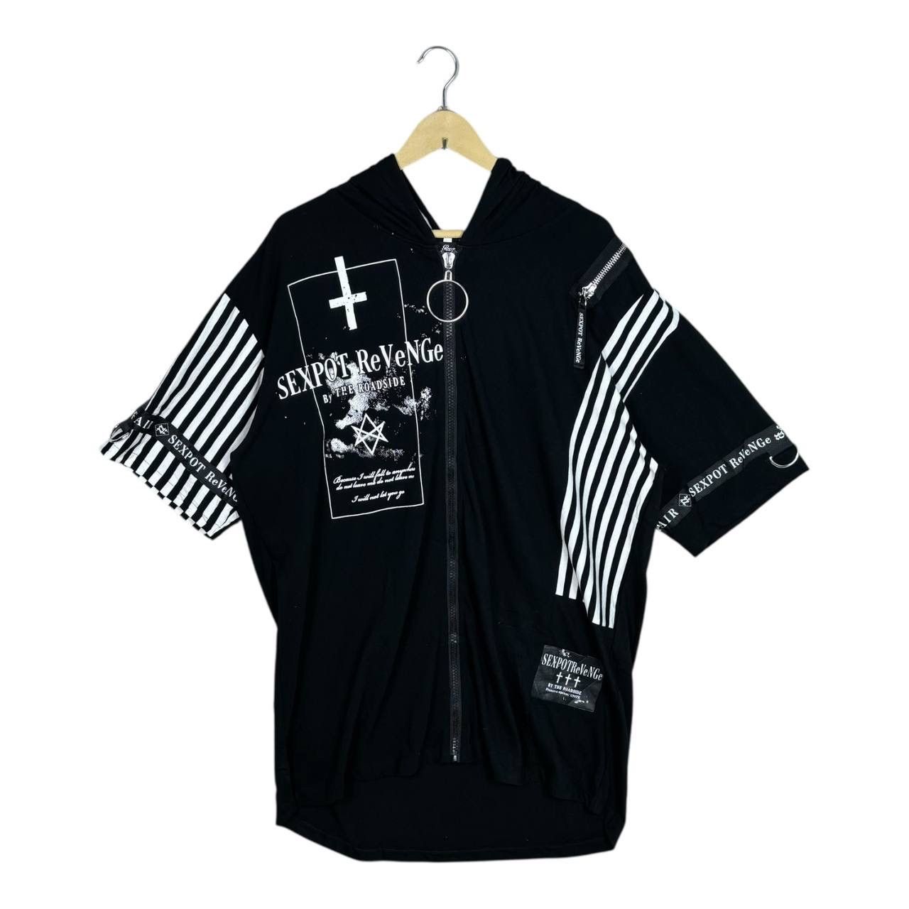 Sex Pot Revenge Harajuku Punk Hoodie Anime Girl Print Size F