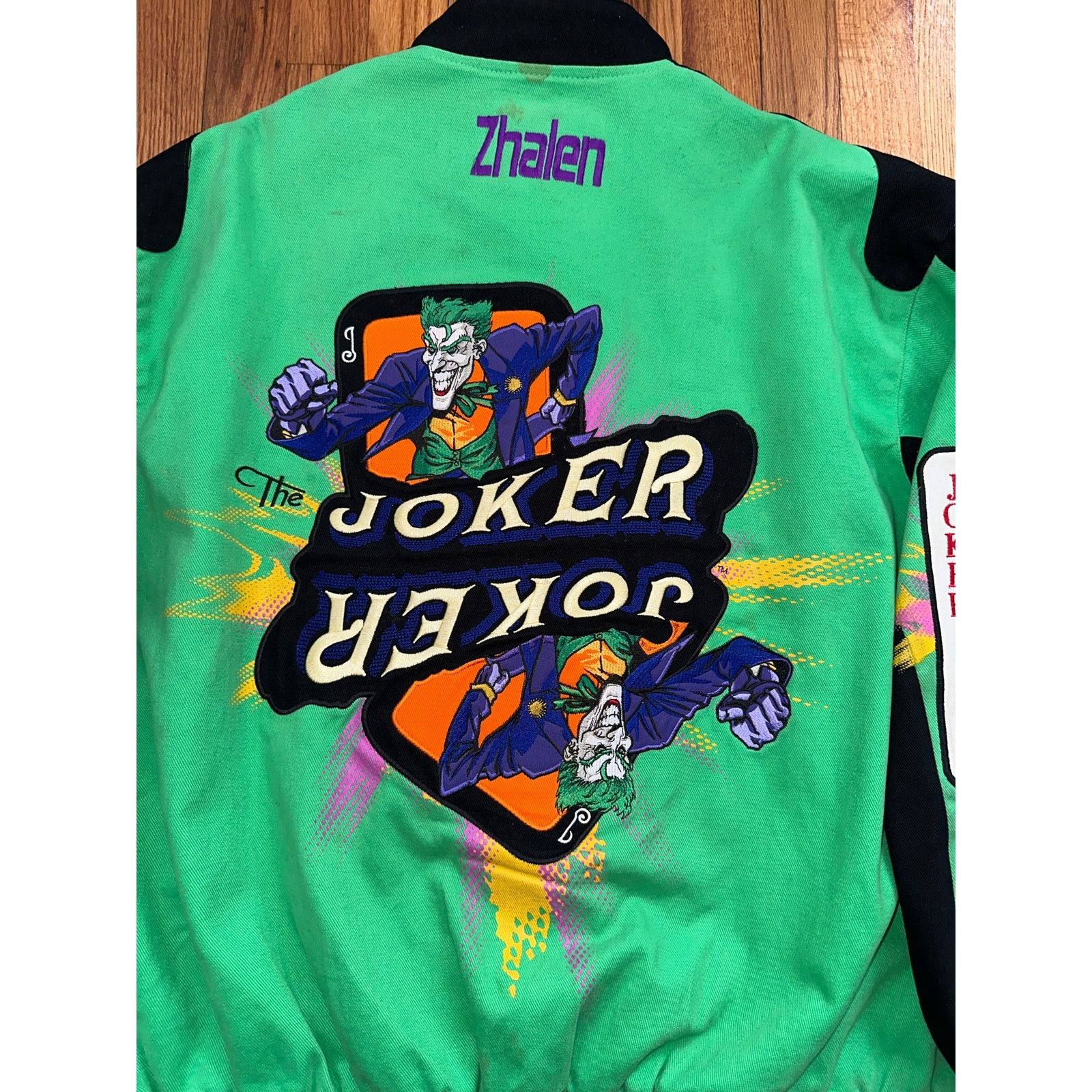 DC Comics × JH Design RARE Vintage JH Design The Joker Racing Jacket Batman XL Size US XL / EU 56 / 4 - 18 Thumbnail