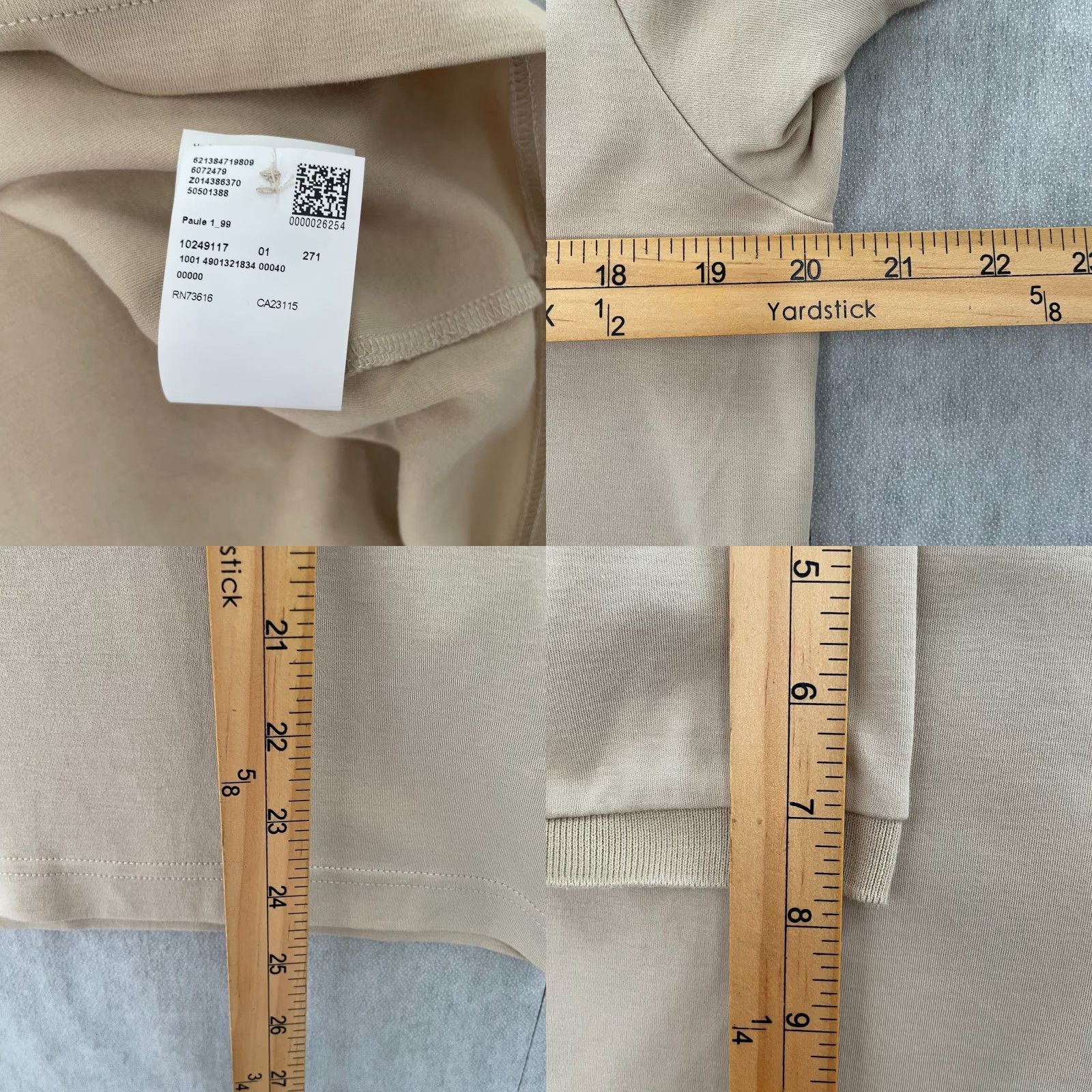 Hugo Boss HUGO BOSS Shirt Polo Adult Large Brown Tan Short Sleeve Casual Modern Preston Mens L Slim Size US L / EU 52-54 / 3 - 8 Thumbnail