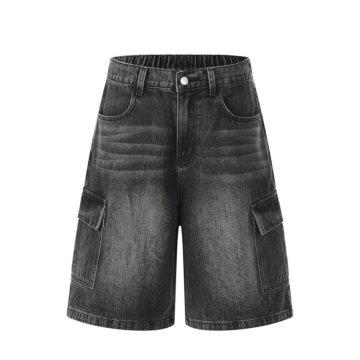Vintage Men's straight-leg pocket cargo denim shorts Size US 32 / EU 48 - 1 Thumbnail