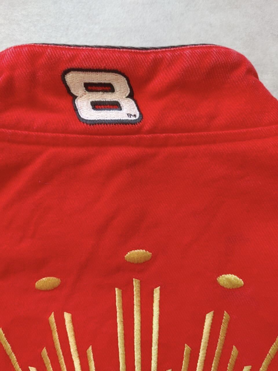 Chase Authentics Jh design Dale Earnhardt red Budweiser jacket Size US M / EU 48-50 / 2 - 6 Thumbnail